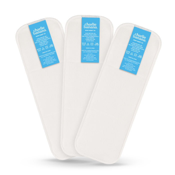 Reusable Hemp Inserts - One-Size