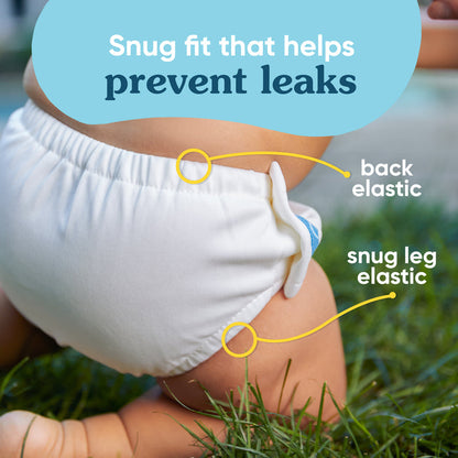 Reusable Swim Diaper Snaps - Fuchsia