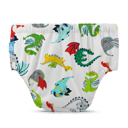 Reusable Swim Diaper Snaps - Mr Dragon