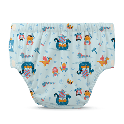 Reusable Swim Diaper Snaps - The Vikings