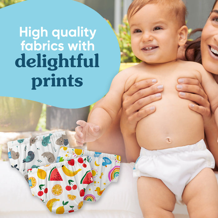 Reusable Swim Diaper Snaps - Tiffany