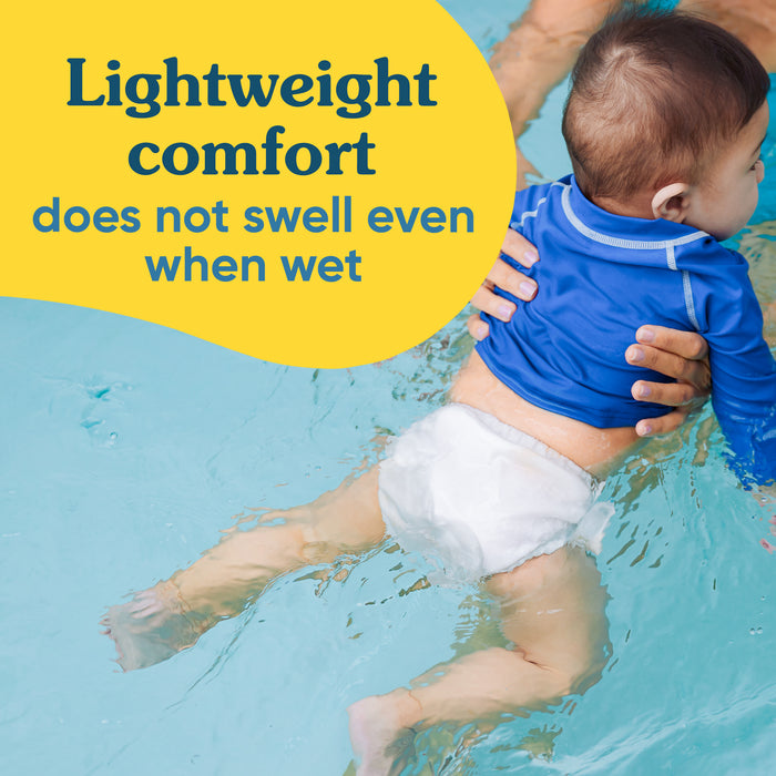 Reusable Swim Diaper Snaps - White