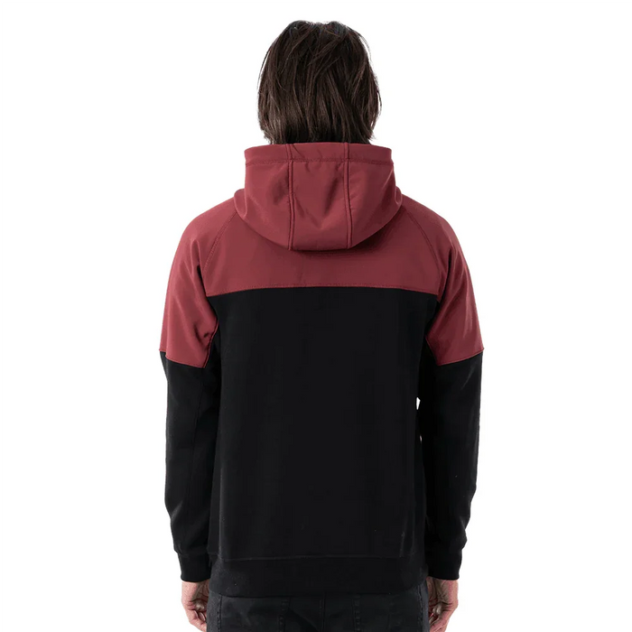 Rip Curl Anti-Series Viral Zip Fleece Jacket Maroon - Boardworx