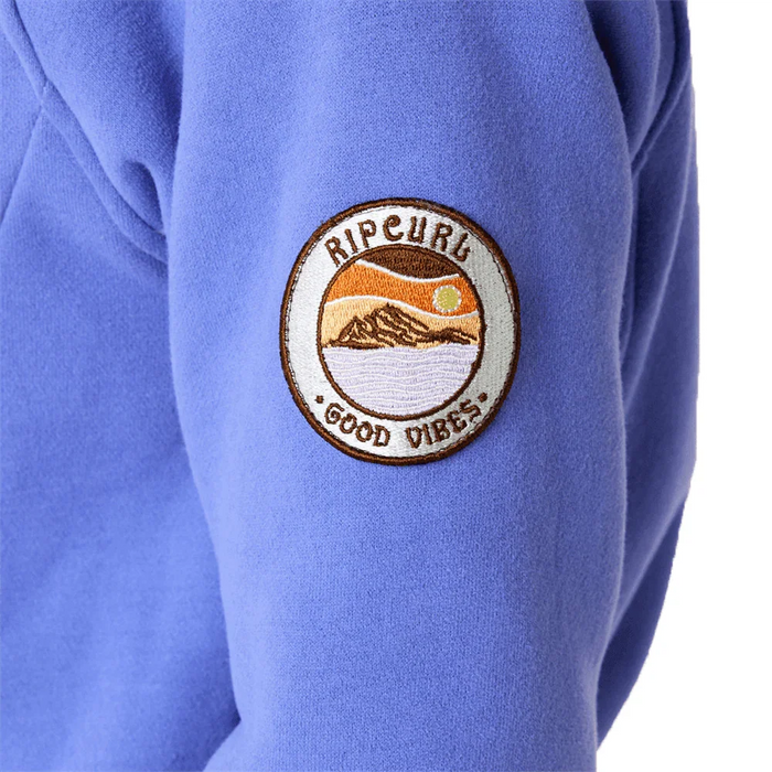Rip Curl Velouchi Ladies Sherpa Fleece Hoody Purple - Boardworx
