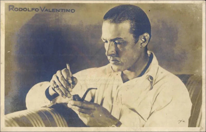 Rudolph Valentino - VINTAGEARTREPRINTS.COM