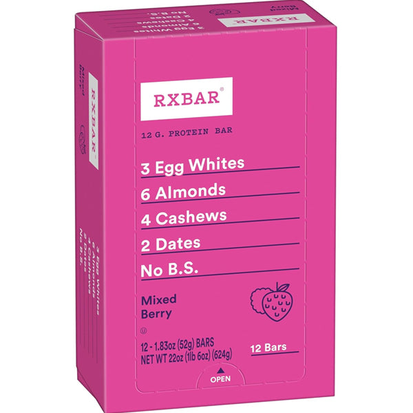 RXBar No B.S Protein Bars 12pk