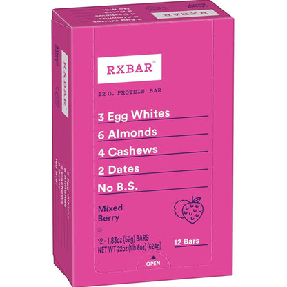 RXBar No B.S Protein Bars 12pk