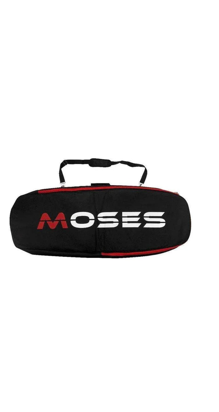 Sabfoil Moses board bag for race board 135x40cm, black with red trim and shoulder strap