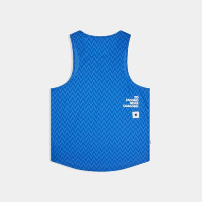 SAYSKY ZIG ZAG COMBAT SINGLET BLUE HOMBRE