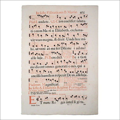 Sheet Music: Schubert's Ave Maria in Latin - VINTAGEARTREPRINTS.COM