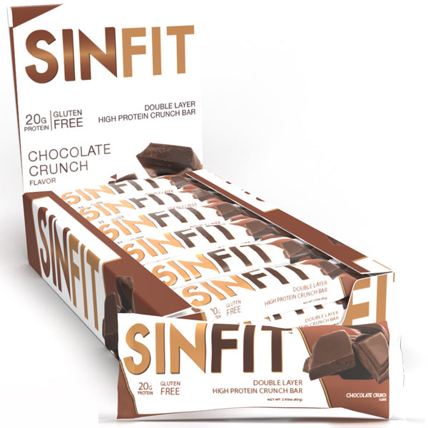 SinFit Double Layer High Protein Bars 12pk