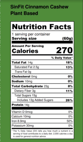 Sinfit Plant-Based High Protein Crunch Bars 12pk