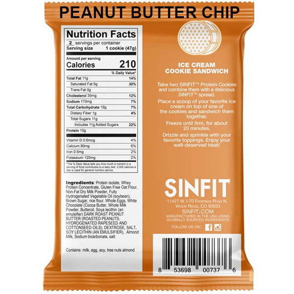 Sinister Labs SinFit Protein Cookie 10pk