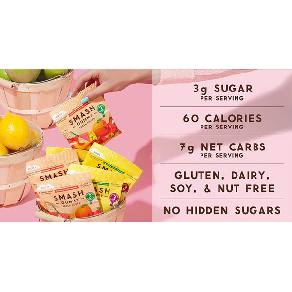 Smashmallow Smash Gummy Fresh Picked 2.1oz 8pk
