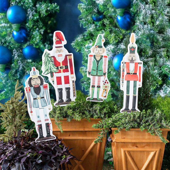 Songbird Grove Collection - Large Nutcracker Garden Stakes