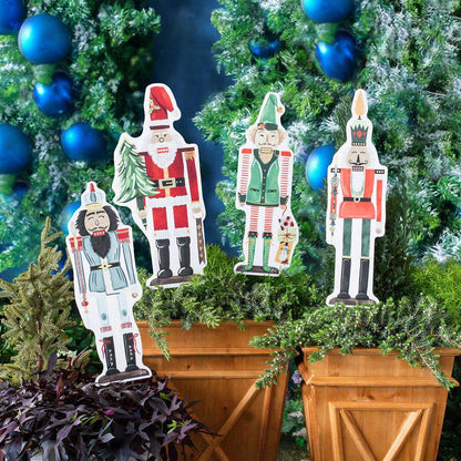 Songbird Grove Collection - Large Nutcracker Garden Stakes