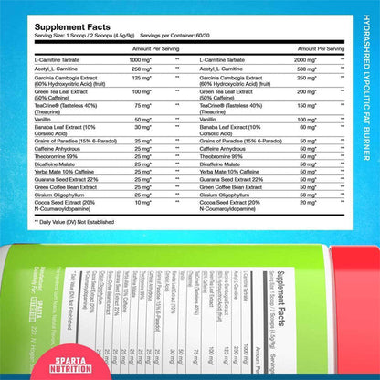 Sparta Hydra Shred Fat Burner 60 Servings