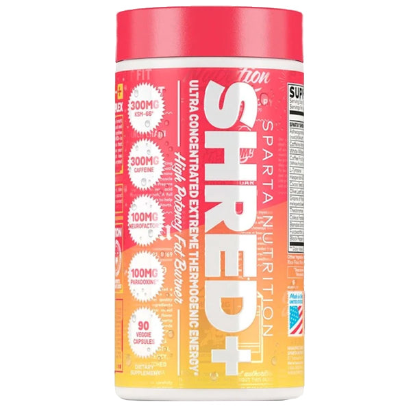 Sparta Shred+ Extreme Thermogenic Energy Capsules