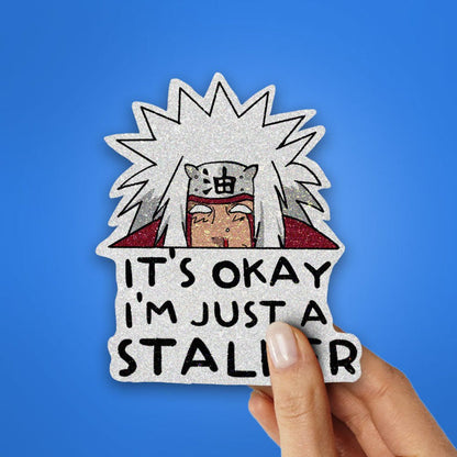 Stalker Glitter Sticker - Glitter Stickers | STICK IT UP