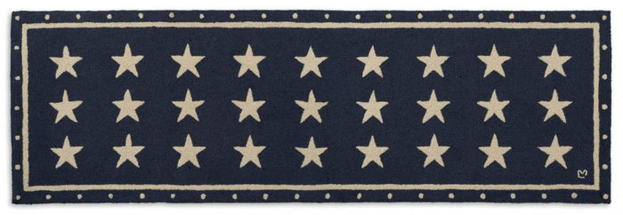 Patriotic Rug New Zealand Wool Rug Designed in Vermont Flagman of America