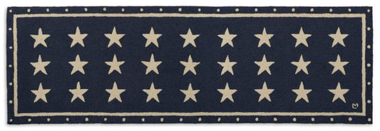 Patriotic Rug New Zealand Wool Rug Designed in Vermont Flagman of America
