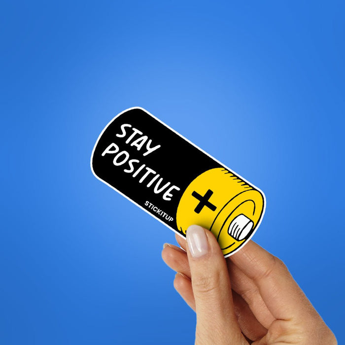 Stay Positive 1.0 Sticker - Stickers | STICK IT UP