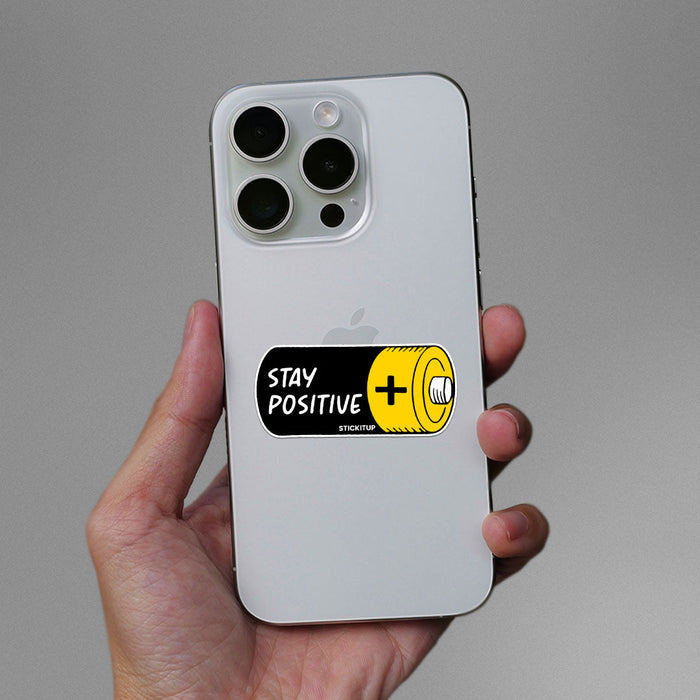 Stay Positive 1.0 Sticker - Stickers | STICK IT UP