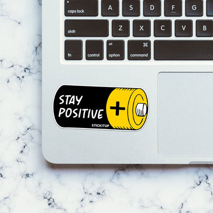 Stay Positive 1.0 Sticker - Stickers | STICK IT UP