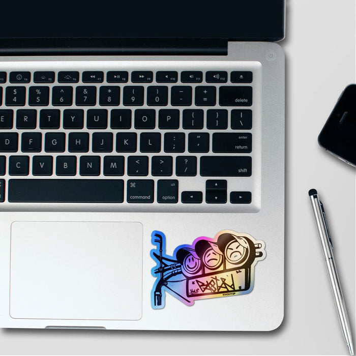 Stoplight Moods Holographic Stickers - Holographic stickers | STICK IT UP
