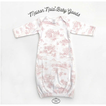 Storyland Toile Baby Gown