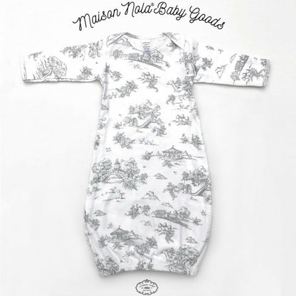 Storyland Toile Baby Gown