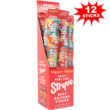 Stryve Foods Biltong Beef Sticks 12pk