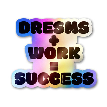 Success Holographic Stickers - Holographic stickers | STICK IT UP