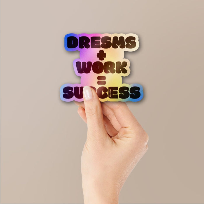 Success Holographic Stickers - Holographic stickers | STICK IT UP