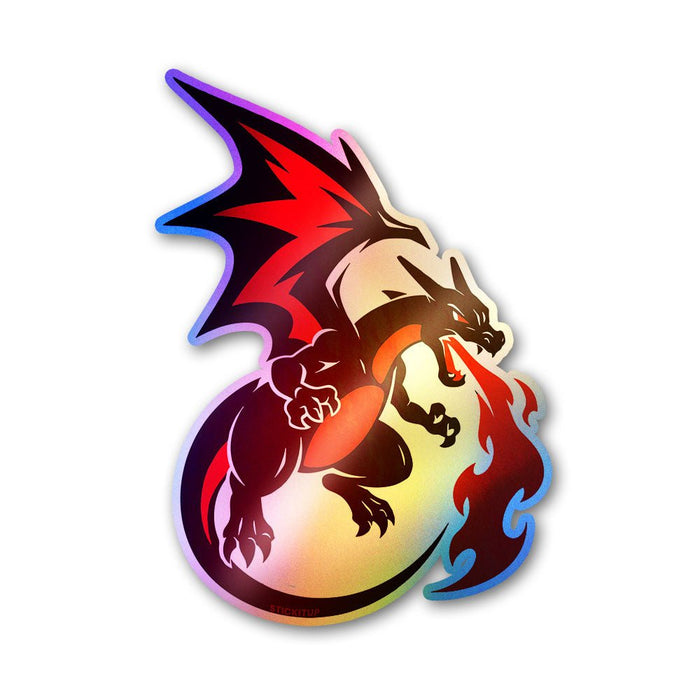 Tattoo Dragon Holographic Stickers - Holographic stickers | STICK IT UP