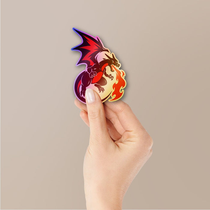 Tattoo Dragon Holographic Stickers - Holographic stickers | STICK IT UP