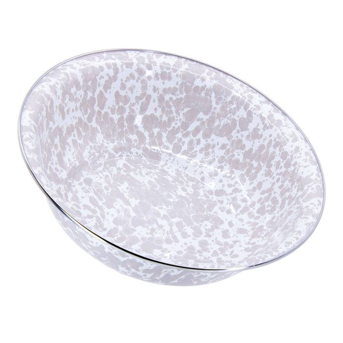 Taupe Swirl Serving Basin - The Preppy Bunny