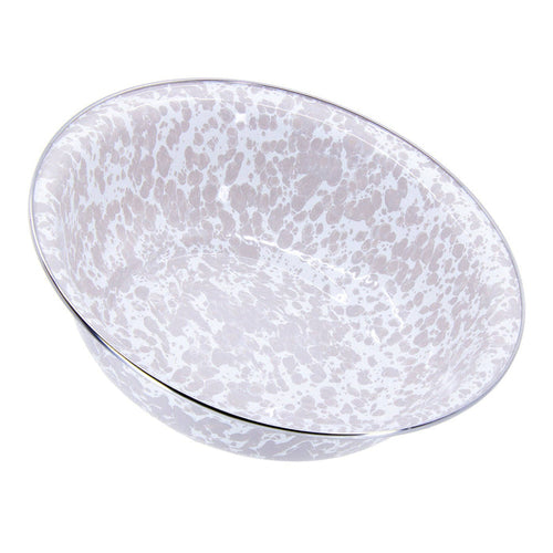 Taupe Swirl Serving Basin - The Preppy Bunny