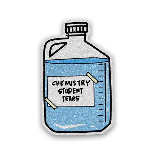 Team Chemistry Glitter Sticker - Glitter Stickers | STICK IT UP