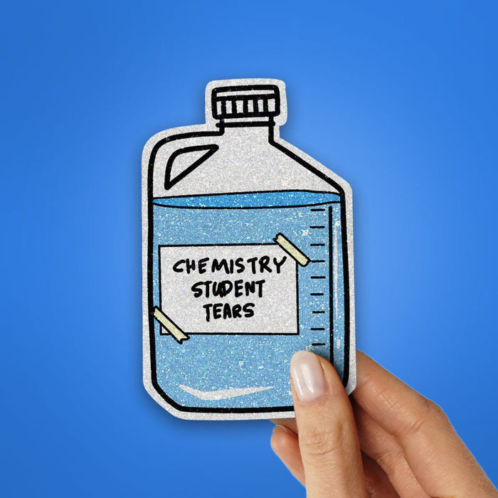 Team Chemistry Glitter Sticker - Glitter Stickers | STICK IT UP