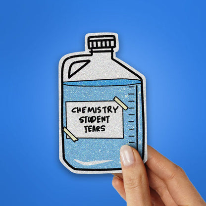 Team Chemistry Glitter Sticker - Glitter Stickers | STICK IT UP