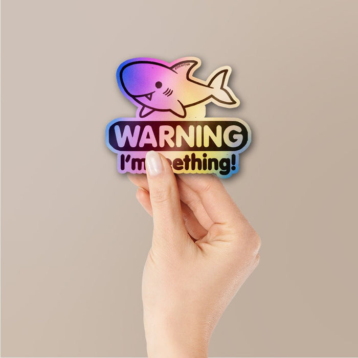 Teething Sticker Holographic Stickers - Holographic stickers | STICK IT UP