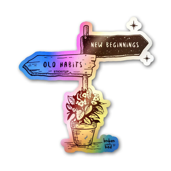 The Choice Holographic Stickers - Holographic stickers | STICK IT UP