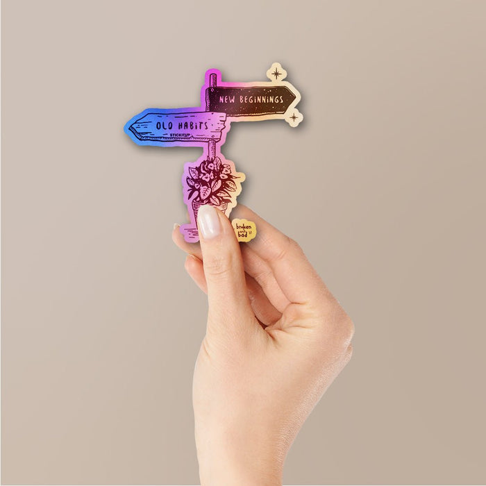 The Choice Holographic Stickers - Holographic stickers | STICK IT UP