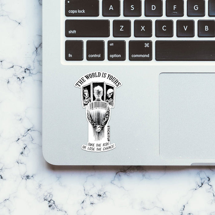 THE WORLD IS YOUR Sticker - Stickers | STICK IT UP