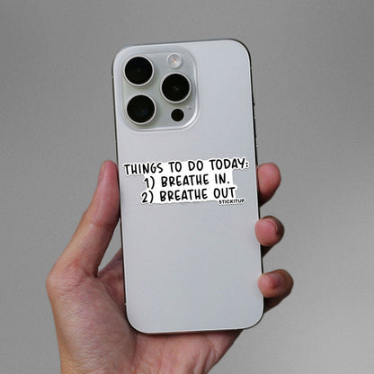 Things to Do today Sticker - Stickers | STICK IT UP