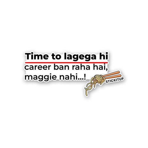 TIME TO LAGEGA HI Sticker - Stickers | STICK IT UP