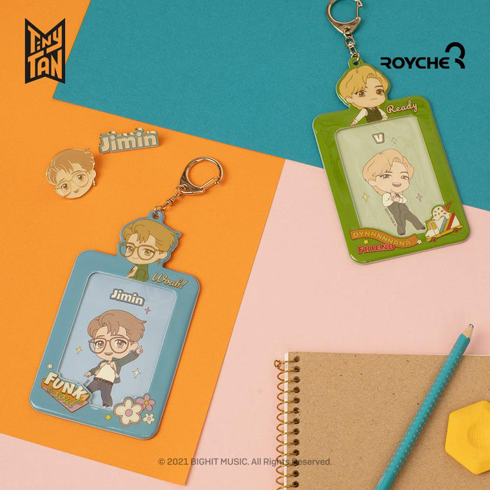 TinyTAN Official Dynamite Photocard Case Key Holder