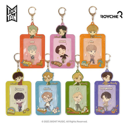 TinyTAN Official Dynamite Photocard Case Key Holder
