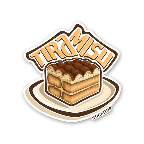 TIRAMISU Sticker - Stickers | STICK IT UP